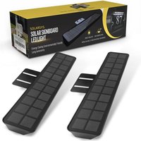 2er-Set Solarleuchten für Außenbereich, Ideal zur Beleuchtung von Werbeschildern, Immobilienanzeigen und Werbung, Schwarz - Solarsys von SOLARSYS