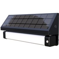 Solar-Wandleuchte mit Bewegungssensor, Starker Lichtstrom 1000 Lumen, 4W Solarpanel – 72 Std. Betriebsdauer - Solarsys von SOLARSYS
