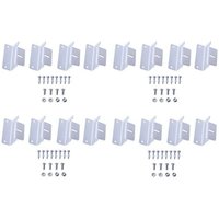 Solartronics - 1-4er set Solarmodul Halterung Befestigung Montagewinkel Aluminium z Winkel Solar Panel Wand Dach 4xSET von SOLARTRONICS