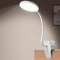 Leselampe, Leselampe Schreibtischlampe mit Klemme Einstellbarer Helligkeitsmodus Flexibel zum Lesen/Arbeiten/Reisen von SOLEIL