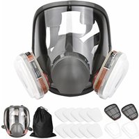 16-in-1-Vollgesichtsmaske Big Vision Silikon-Vollgesichtsmaske. 1 Maskenkörper + 2 x Filterkartuschen 3 + 2 x Filterkappen + 10 Filterpads + 1 16-in-1-Vollgesichtsmaske Big Vision Silikon-Vollgesichtsmaske. 1 Maskenkörper + 2 x Filterkartuschen 3 + 2 x Filterkappen + 10 Filterpads + 1 von SOLEIL