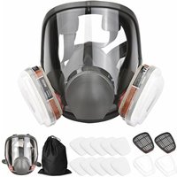 16-in-1-Vollgesichtsmaske Big Vision Silikon-Vollgesichtsmaske. 1 Maskenkörper + 2 x Filterkartuschen 3 + 2 x Filterkappen + 10 Filterpads + 1 von SOLEIL
