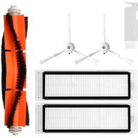 Zubehör für Xiaomi Stone S5 Max S6 MaxV S6 Pure T6 Staubsauger (1 nicht abnehmbare Hauptbürste, 2 Filter, 2 Seitenbürsten, 1 Reinigungsbürste) von SOLEIL