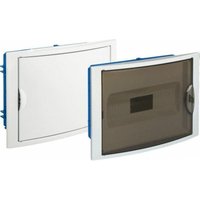 Solera - Pladur Unterputz-Schalttafel 14 abdichtbare Elemente Rahmen und Tür blanco 5012HGW von SOLERA