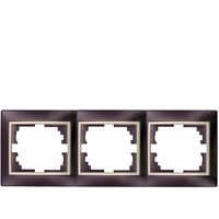 Rahmen für 3 waagerechte Elemente Schwarz und Perlmutt 225x81x10mm E3/42959 Solera Rahmen für 3 waagerechte Elemente Schwarz und Perlmutt 225x81x10mm E3/42959 Solera von SOLERA