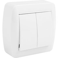 Doppelschalter, 74x72x28mm E3/42981 Platte Doppelschalter, 74x72x28mm E3/42981 Platte von SOLERA