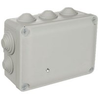 Solera - Ybox' oberflächenwasserdichte Anschlussdose mit 8 Konen und Blindabdeckung IP55/IK08 16,1x12x7,5cm graue Farbe Solera - Ybox' oberflächenwasserdichte Anschlussdose mit 8 Konen und Blindabdeckung IP55/IK08 16,1x12x7,5cm graue Farbe von SOLERA
