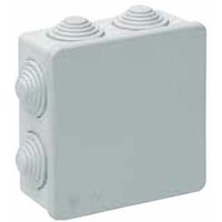 Solera - Quadratische wasserdichte Anschlussdose IP55 100x100x45mm mit Schnappdeckel und 7 grauen Zapfen 615 Solera - Quadratische wasserdichte Anschlussdose IP55 100x100x45mm mit Schnappdeckel und 7 grauen Zapfen 615 von SOLERA