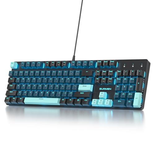 SOLIDEE Verkabelte mechanische Gaming-Tastatur in voller Größe,104 Tasten kabelgebundene Tastatur USB,RGB Hintergrundbeleuchtung&Nummernblock,NKRO mechanische Tastatur für Windows Laptop(104 Monstor) SOLIDEE Verkabelte mechanische Gaming-Tastatur in voller Größe,104 Tasten kabelgebundene Tastatur USB,RGB Hintergrundbeleuchtung&Nummernblock,NKRO mechanische Tastatur für Windows Laptop(104 Monstor) von SOLIDEE