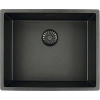 Flächenbündige Spüle CAGRPP50BK-FL Black Line, Schwarz - Solido von SOLIDO