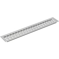 Lüftungsgitter Abluftgitter Möbelbeschlag 1000x100 mm Aluminium natur eloxiert von SOLIDO