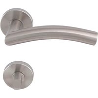 SOLIDO Drückergarnitur OSLO - auf Rosette WC, 38 - 45, Edelstahl matt FH SOLIDO Drückergarnitur OSLO - auf Rosette WC, 38 - 45, Edelstahl matt FH von SOLIDO