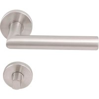 SOLIDO FH-Drückergarnitur NORWEGEN - auf Rosette WC, 38 - 45, Edelstahl matt SOLIDO FH-Drückergarnitur NORWEGEN - auf Rosette WC, 38 - 45, Edelstahl matt von SOLIDO