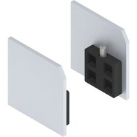 Solido - 100 Abdeckkappen-Set zu Wand-Montageprofil silber eloxiert Solido - 100 Abdeckkappen-Set zu Wand-Montageprofil silber eloxiert von SOLIDO