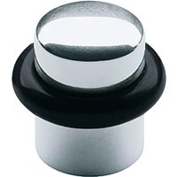Solido - Bodentürstopper Türpuffer Türstopper ø 25mm (Bohr) Messing verchromt matt von SOLIDO