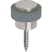 Solido - Bodentürstopper Türpuffer Türstopper ø 48mm (Bohr) Edelstahl matt von SOLIDO