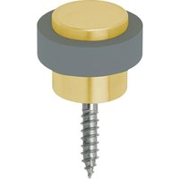 Solido - Bodentürstopper Türpuffer Türstopper ø 48mm (Bohr) Edelstahl messigfärbig von SOLIDO