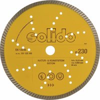 Solido - Diamant Trennscheibe 230 x 2.4 mm Beton Stein Baustellenmaterial von SOLIDO