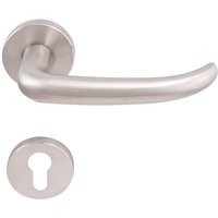 Solido - Drückergarnitur belfast - auf Rosette pz, 38 - 45, Edelstahl matt fh Solido - Drückergarnitur belfast - auf Rosette pz, 38 - 45, Edelstahl matt fh von SOLIDO