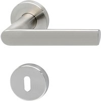 Solido - Drückergarnitur dover - auf Rosette bb, 38 - 45, Edelstahl matt Solido - Drückergarnitur dover - auf Rosette bb, 38 - 45, Edelstahl matt von SOLIDO