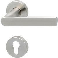 Solido - Drückergarnitur dover - auf Rosette pz, 38 - 45, Edelstahl matt fh Solido - Drückergarnitur dover - auf Rosette pz, 38 - 45, Edelstahl matt fh von SOLIDO