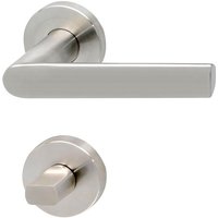 Solido - Drückergarnitur dover - auf Rosette wc, 38 - 45, Edelstahl matt fh Solido - Drückergarnitur dover - auf Rosette wc, 38 - 45, Edelstahl matt fh von SOLIDO