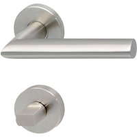 Solido - Drückergarnitur glasgow - auf Rosette wc, 38 - 45, Edelstahl matt fh Solido - Drückergarnitur glasgow - auf Rosette wc, 38 - 45, Edelstahl matt fh von SOLIDO