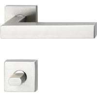 Solido - Drückergarnitur malmö - auf Rosette wc, 38 - 45, Edelstahl matt fh Solido - Drückergarnitur malmö - auf Rosette wc, 38 - 45, Edelstahl matt fh von SOLIDO