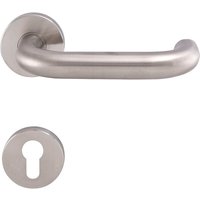 Solido - FH-Drückergarnitur talin - auf Rosette pz, 38 - 45, Edelstahl matt Solido - FH-Drückergarnitur talin - auf Rosette pz, 38 - 45, Edelstahl matt von SOLIDO