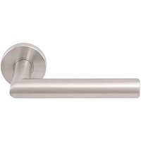 Solido - FH-Drückerlochteil norwegen önorm - auf Rosette, Edelstahl matt von SOLIDO