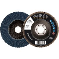 Solido - Tyrolit Schleiflamellenteller Schleifteller ø 115 mm Körnung 60 Zirkonkorund Solido - Tyrolit Schleiflamellenteller Schleifteller ø 115 mm Körnung 60 Zirkonkorund von SOLIDO