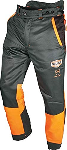 Solidur AUPA7M-S Pantalon Authentic Klasse 1 Typ A Kettensägenschutzhose, 100% Polyester, 7 cm kürzer, Größe S von Solidur