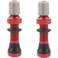 Sollbry - 1 Paar 40 mm Tubeless-Luftventil für Fahrrad und mtb Tubeless Universal Schrader Ventilschaft 10 mm Basis von SOLLBRY