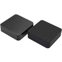 Sollbry - 10 Paar doppelseitiger Kratzer, doppelseitiger selbstklebender Kratzer, schwarzer quadratischer selbstklebender Streifen, Kratzklebeband, Sollbry - 10 Paar doppelseitiger Kratzer, doppelseitiger selbstklebender Kratzer, schwarzer quadratischer selbstklebender Streifen, Kratzklebeband, von SOLLBRY