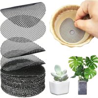 100-teiliges Bonsai-Drainagegitter, Matte für runde Blumentöpfe, Kunststoffgitter für Bonsai-Schnitt, Blumentopf oder Pflanzgefäß - Sollbry 100-teiliges Bonsai-Drainagegitter, Matte für runde Blumentöpfe, Kunststoffgitter für Bonsai-Schnitt, Blumentopf oder Pflanzgefäß - Sollbry von SOLLBRY