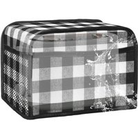 Sollbry - 2-Scheiben-Toaster-Abdeckung mit breiten Schlitzen – waschbare Toaster-Abdeckung mit Taschen zum Schutz vor Kratzern von SOLLBRY