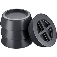4er-Set Anti-Vibrations-Pads für Waschmaschinen und Geschirrspüler/Reduzierung von Lärm und Vibrationen an Ihren Haushaltsgeräten, Schwarz - Sollbry von SOLLBRY