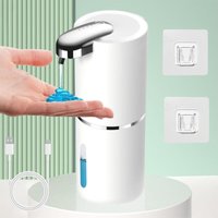 Automatischer Seifenspender – 380 ml – elektrischer Seifenspender zur Wandmontage – mit Schaumsensor – 4 Positionen – verstellbarer Schalter – IPX5 von SOLLBRY