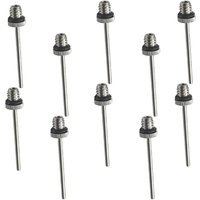 Ballpumpennadel, 10 Stück Luftpumpennadeln, Ballpumpen-Inflatornadeln, für Basketball, Volleyball, Fußball, Rugby - Sollbry Ballpumpennadel, 10 Stück Luftpumpennadeln, Ballpumpen-Inflatornadeln, für Basketball, Volleyball, Fußball, Rugby - Sollbry von SOLLBRY