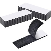 Sollbry - Doppelseitiger selbstklebender Kratzer, 24 Paar selbstklebendes Griffband aus schwarzem Nylon, extra starkes doppelseitiges Klebeband, Sollbry - Doppelseitiger selbstklebender Kratzer, 24 Paar selbstklebendes Griffband aus schwarzem Nylon, extra starkes doppelseitiges Klebeband, von SOLLBRY
