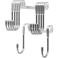Sollbry - Duschhaken, 5 Stück, 6,5 x 7,5 cm, Doppeltürhaken, Duschkabinen-Wandhaken, für Badezimmerhandtücher Sollbry - Duschhaken, 5 Stück, 6,5 x 7,5 cm, Doppeltürhaken, Duschkabinen-Wandhaken, für Badezimmerhandtücher von SOLLBRY