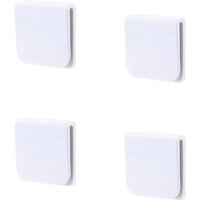 Duschvorhang-Clips, 4 Stück, selbstklebende Dusch-Clips, Duschschutz-Clips, Spritzschutz-Clips, zum Halten von Duschvorhang und Vorhang - Sollbry von SOLLBRY
