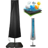 Garten-Sonnenschirm-Abdeckung aus 210D wasserdichtem Oxford, Garten-Sonnenschirm-Abdeckung, UV-/Staub-/Regen-/Wind-Offset-Sonnenschirm-Schutzhülle von SOLLBRY