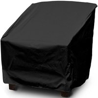 Sollbry - Gartenstuhl-Abdeckung – wasserdichte Schaukelstuhl-Abdeckung für den Außenbereich, silberbeschichteter Polyester-Taft-Wasserschutzbezug von SOLLBRY
