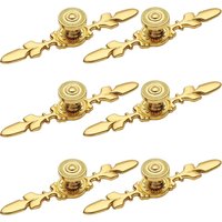 Gold Möbelgriff 6 Stück Möbelknopf Türknauf Möbelgriff Küchentürknopf Vintage Möbelgriff Schrank Schubladengriff Schranktürknöpfe - Sollbry von SOLLBRY