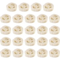 Natürliches Luffa-Schwamm-Seifenkissen, Regerly 24 Stück Luffa-Schwamm-Seifenhalter, Luffa-Seifenhalter, Seifenkissen, Luffa-Luffa-Schwamm für Natürliches Luffa-Schwamm-Seifenkissen, Regerly 24 Stück Luffa-Schwamm-Seifenhalter, Luffa-Seifenhalter, Seifenkissen, Luffa-Luffa-Schwamm für von SOLLBRY