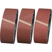 Packung mit 12 Schleifbändern 100 x 915 mm – Körnung 60/80/120 – zum Schleifen, Feilen, Schärfen und Entrosten - Sollbry von SOLLBRY