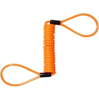 Sollbry - Schloss Sicherheitsscheibe Alarm Anti-Dieb Motorrad Rad Bremsscheibe Tasche Erinnerung Federkabel 1,2 m, Orange Sollbry - Schloss Sicherheitsscheibe Alarm Anti-Dieb Motorrad Rad Bremsscheibe Tasche Erinnerung Federkabel 1,2 m, Orange von SOLLBRY