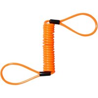 Sollbry - Schloss Sicherheitsscheibe Alarm Anti-Dieb Motorrad Rad Bremsscheibe Tasche Erinnerung Federkabel 1,2 m, Orange von SOLLBRY