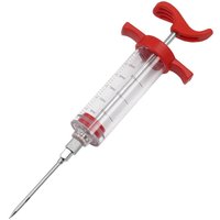 Seringue pour Viande, Anti-Casse 30ml Injecteur de Marinade, Seringue pour Viande/BBQ/Steak/Porc/Poulet/Dinde - Sollbry Seringue pour Viande, Anti-Casse 30ml Injecteur de Marinade, Seringue pour Viande/BBQ/Steak/Porc/Poulet/Dinde - Sollbry von SOLLBRY